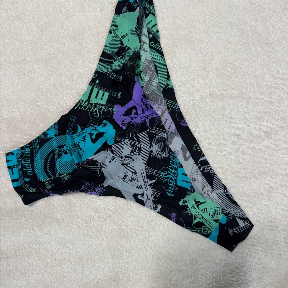 Graphic Print Bikini Bottom